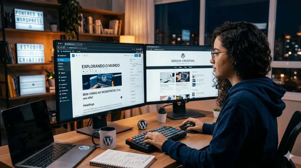 Infográfico explicativo sobre o que é plugin e como ele se integra ao ecossistema WordPress para adicionar funcionalidades.