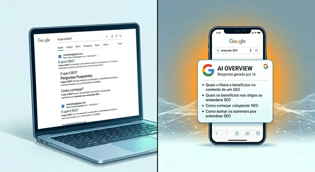 Fim dos FAQs no Google: O que muda nos resultados de busca e como proteger o seu tráfego