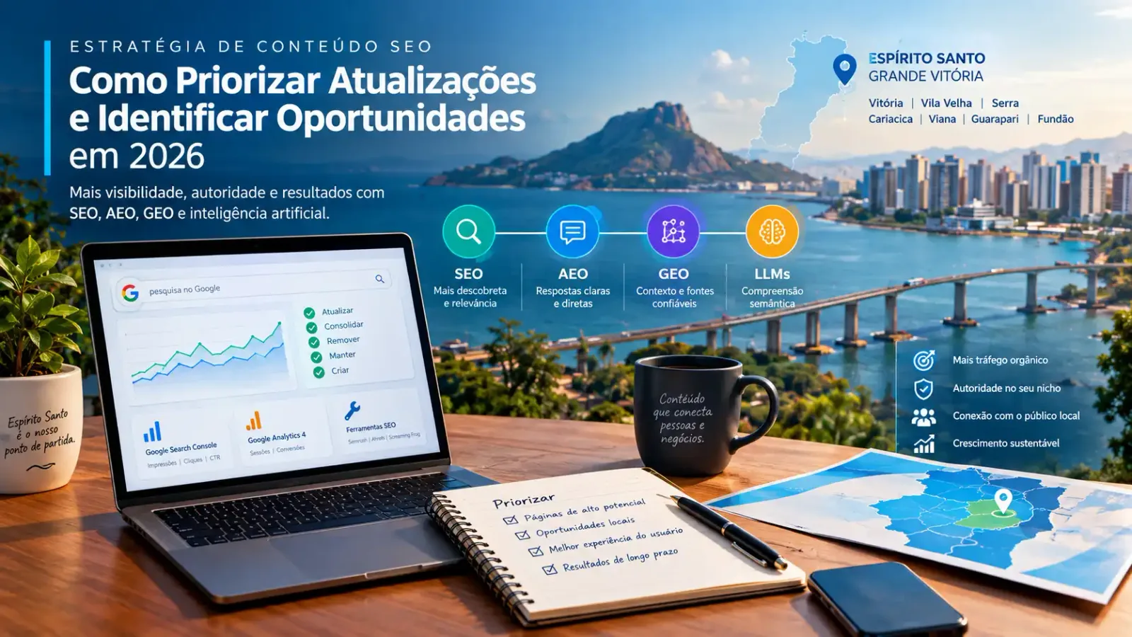 Analise o desempenho no Google Search Console